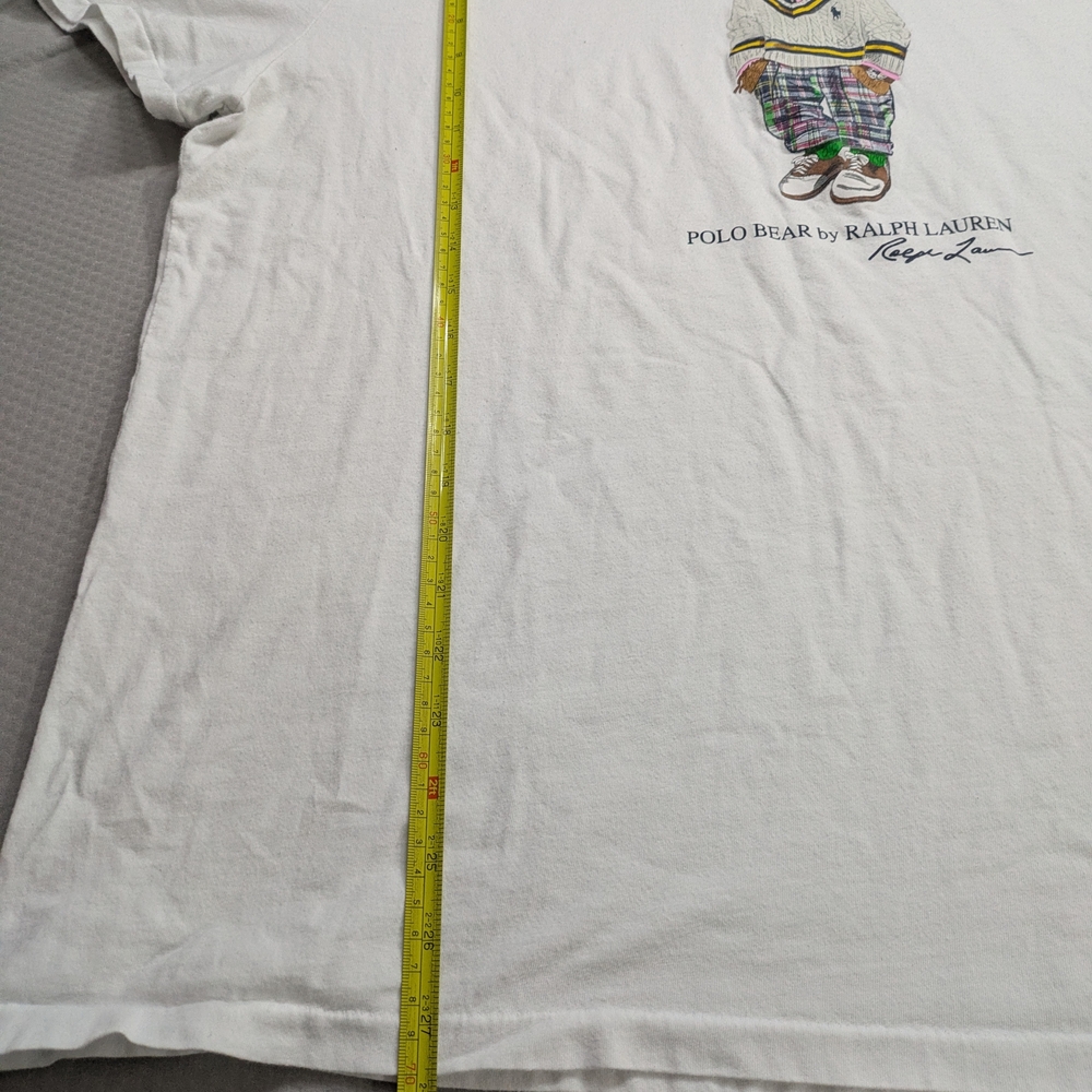 Polo By Ralph Lauren White Tee With Polo Bear - image 2